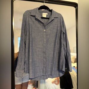 Finley Light Blue Casual 100% cotton Shirt.